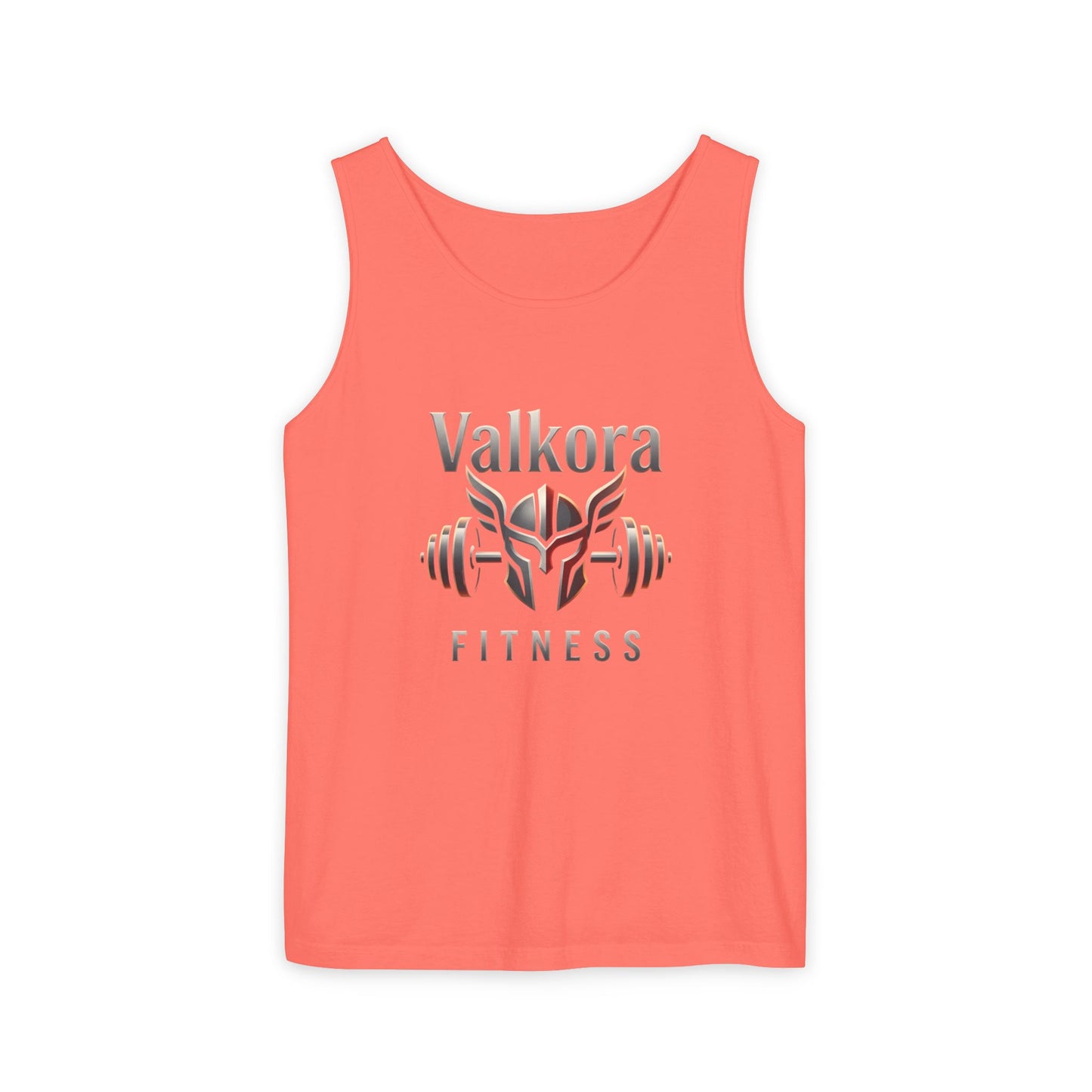 Valkora Fitness Tank Top | Unisex Garment-Dyed Gym Tank