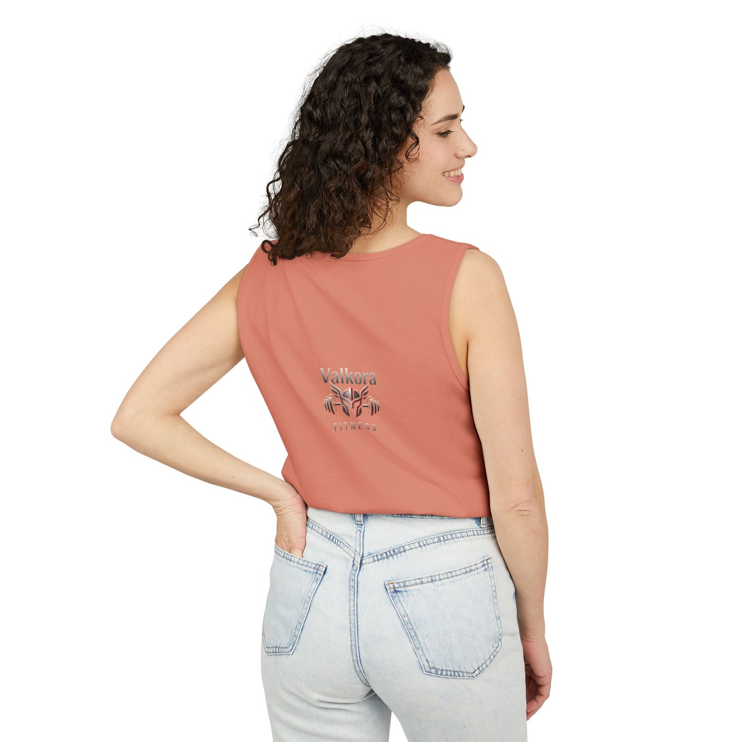 Valkora Fitness Tank Top | Unisex Garment-Dyed Gym Tank
