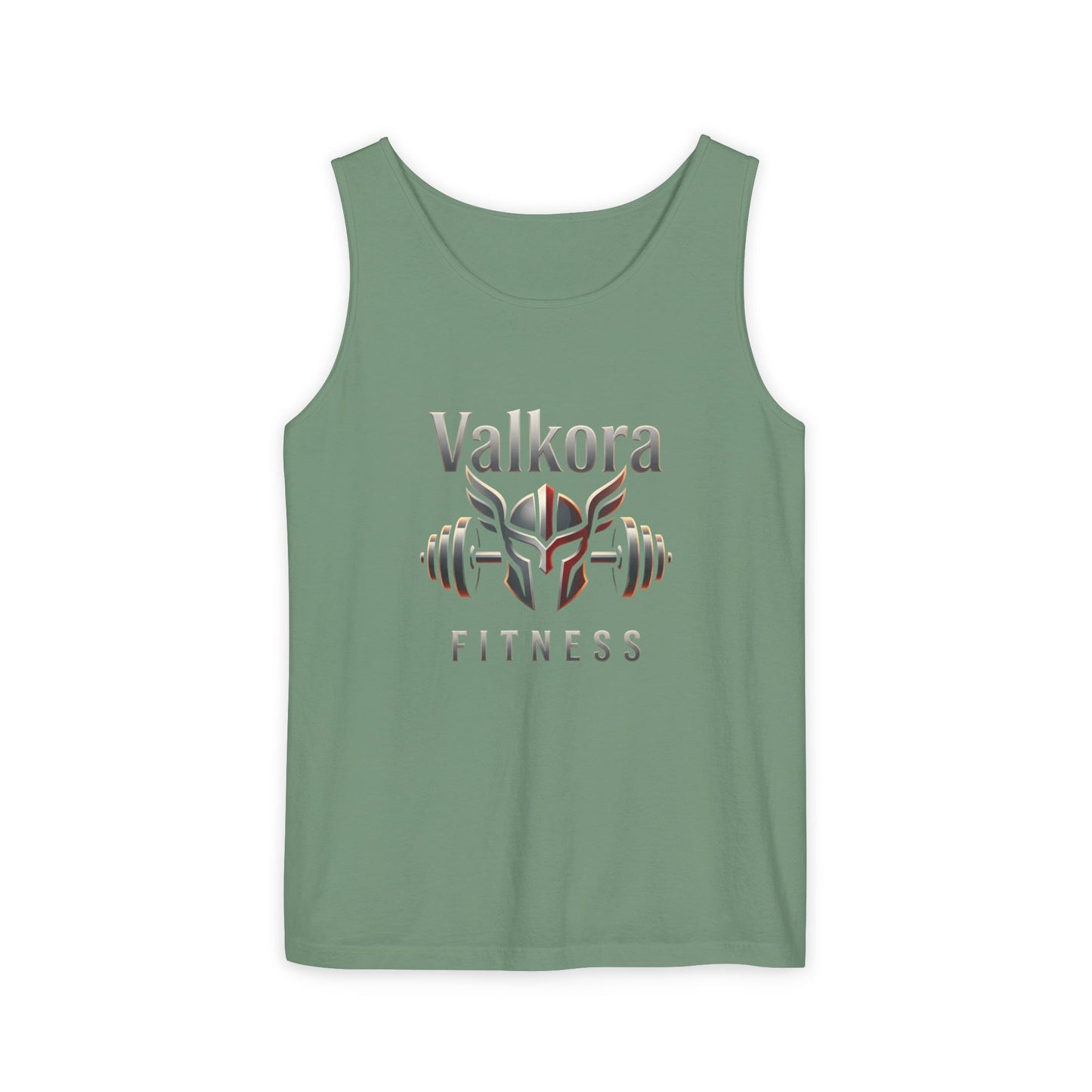 Valkora Fitness Tank Top | Unisex Garment-Dyed Gym Tank