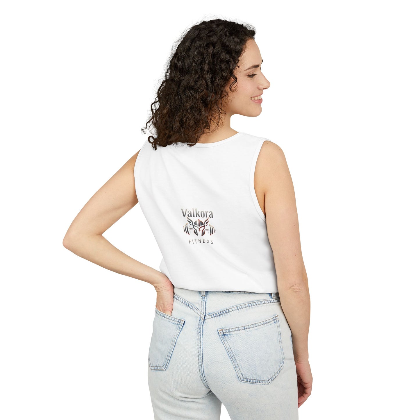Valkora Fitness Tank Top | Unisex Garment-Dyed Gym Tank