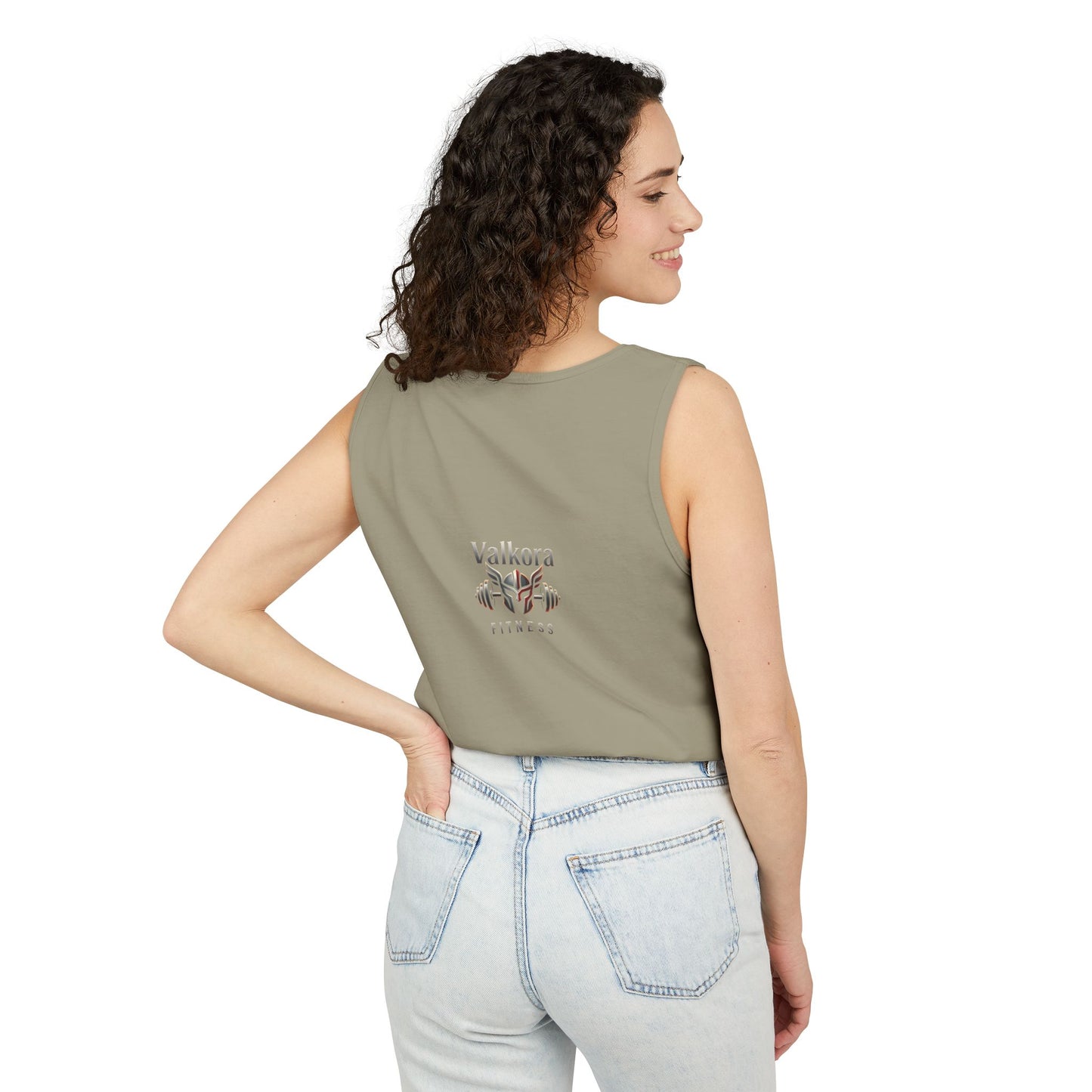 Valkora Fitness Tank Top | Unisex Garment-Dyed Gym Tank