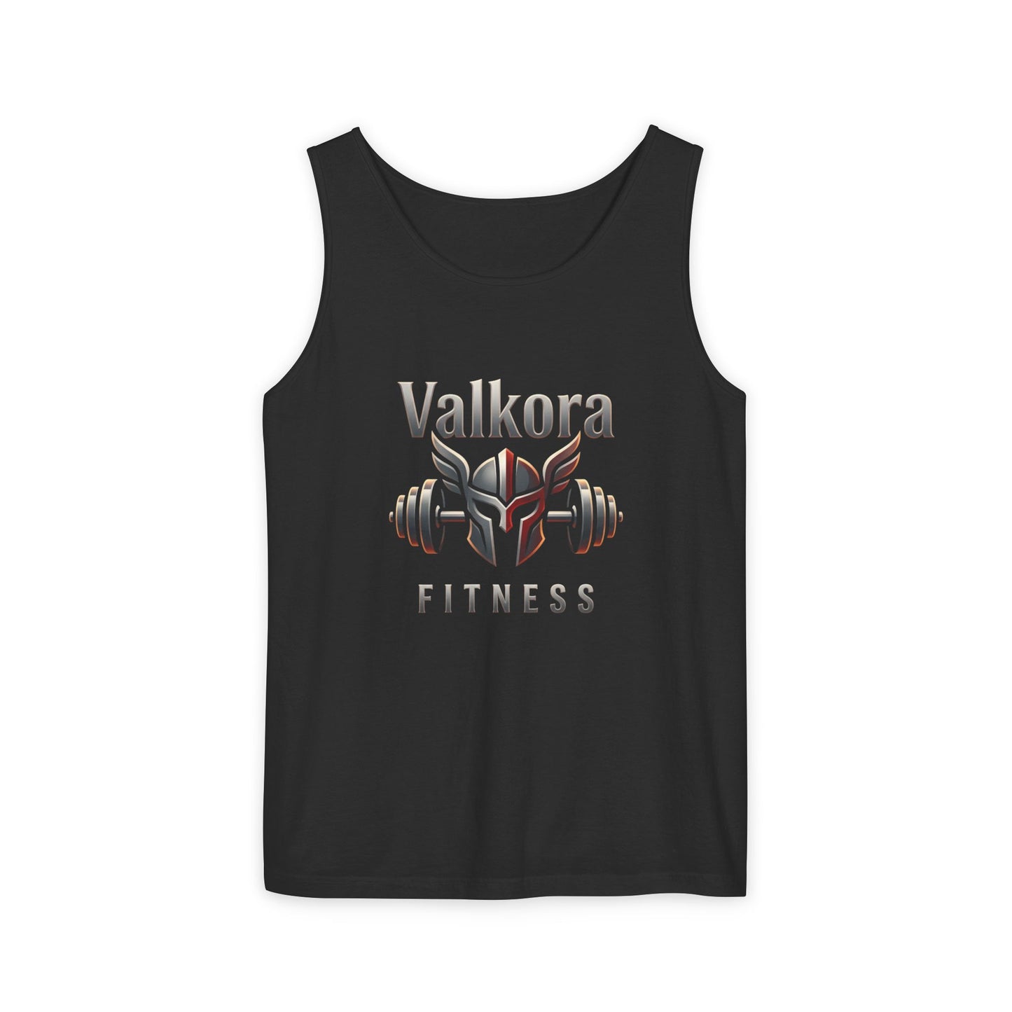 Valkora Fitness Tank Top | Unisex Garment-Dyed Gym Tank