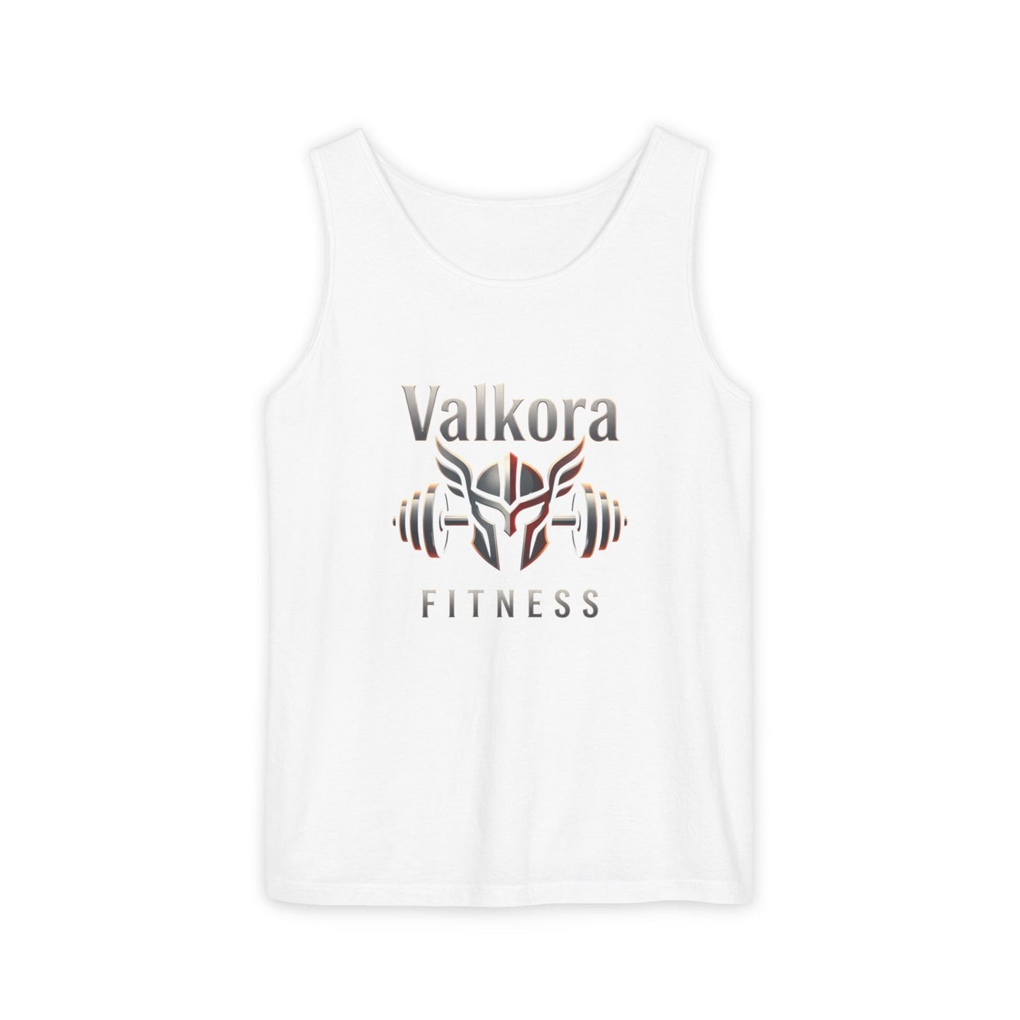 Valkora Fitness Tank Top | Unisex Garment-Dyed Gym Tank
