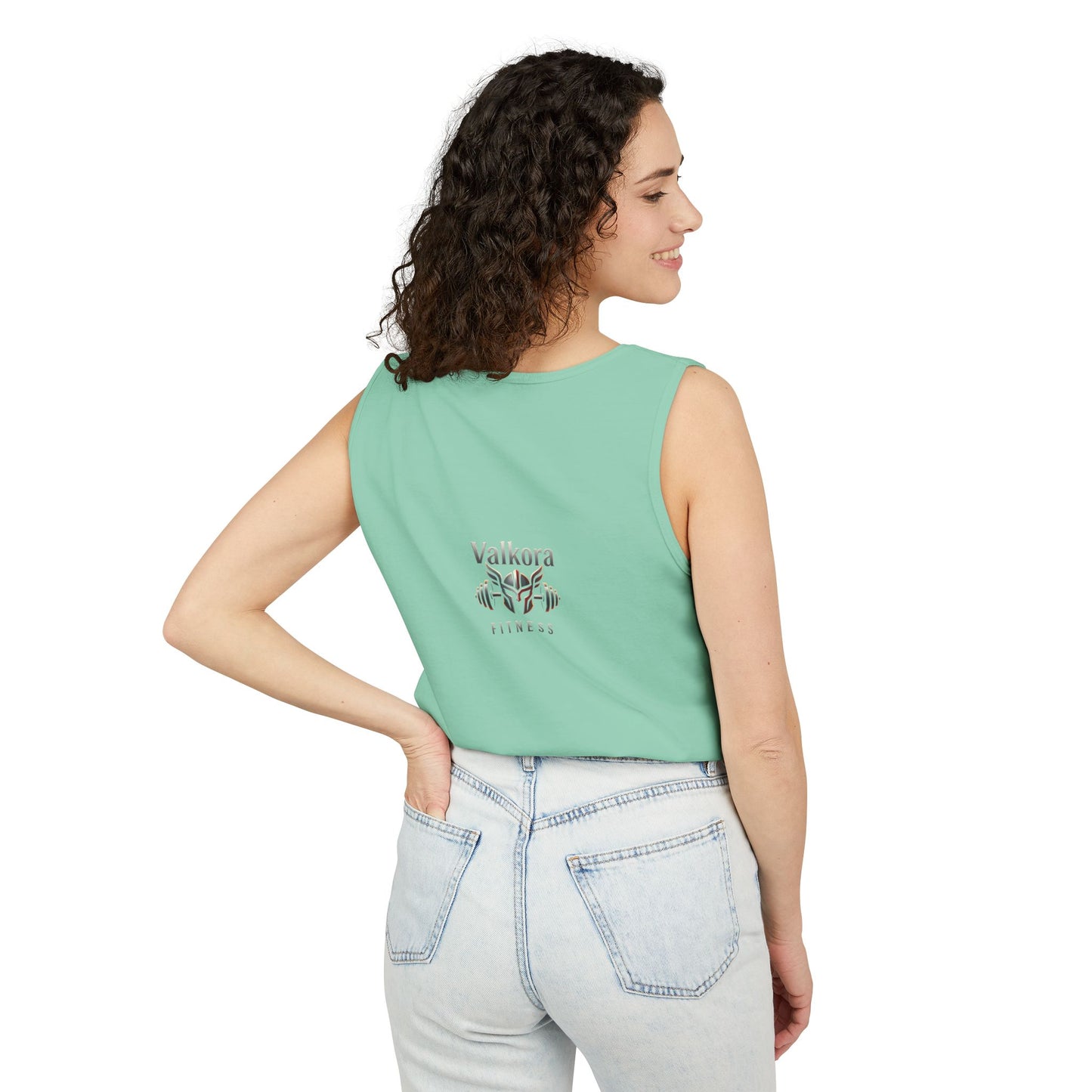 Valkora Fitness Tank Top | Unisex Garment-Dyed Gym Tank