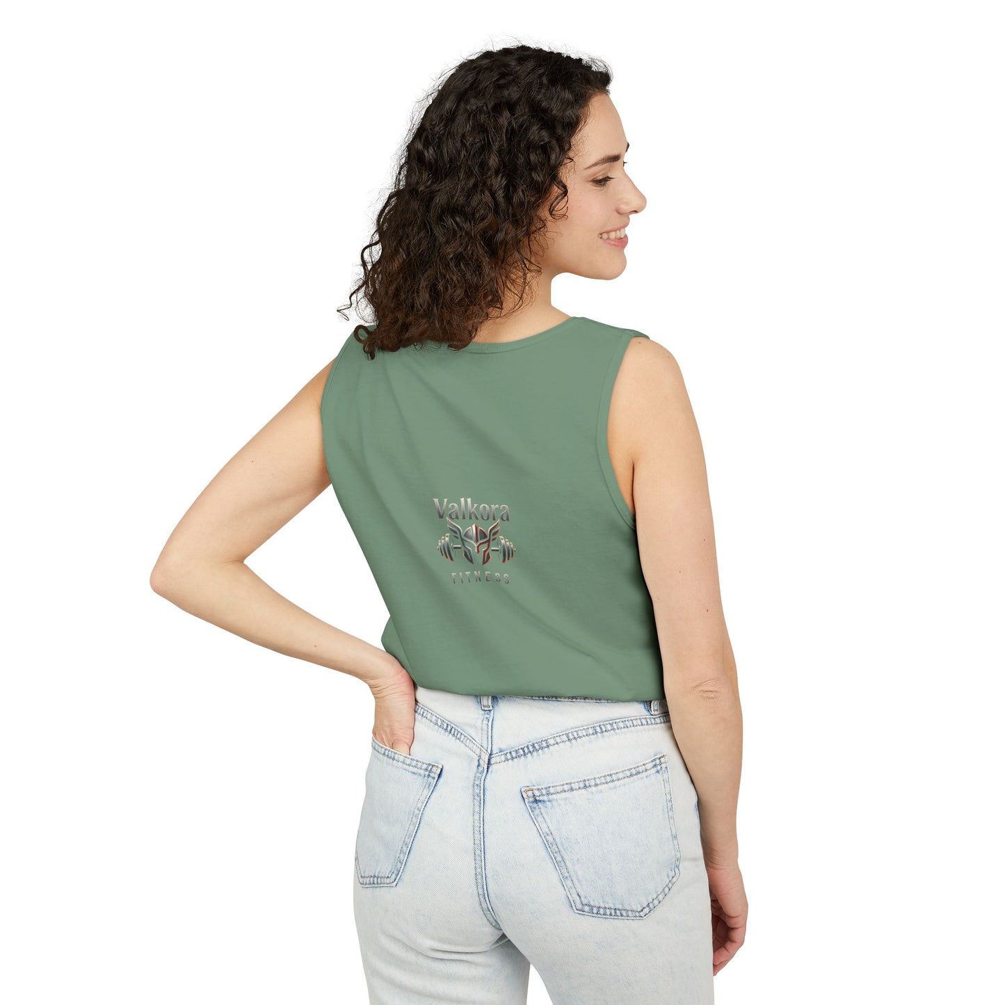 Valkora Fitness Tank Top | Unisex Garment-Dyed Gym Tank