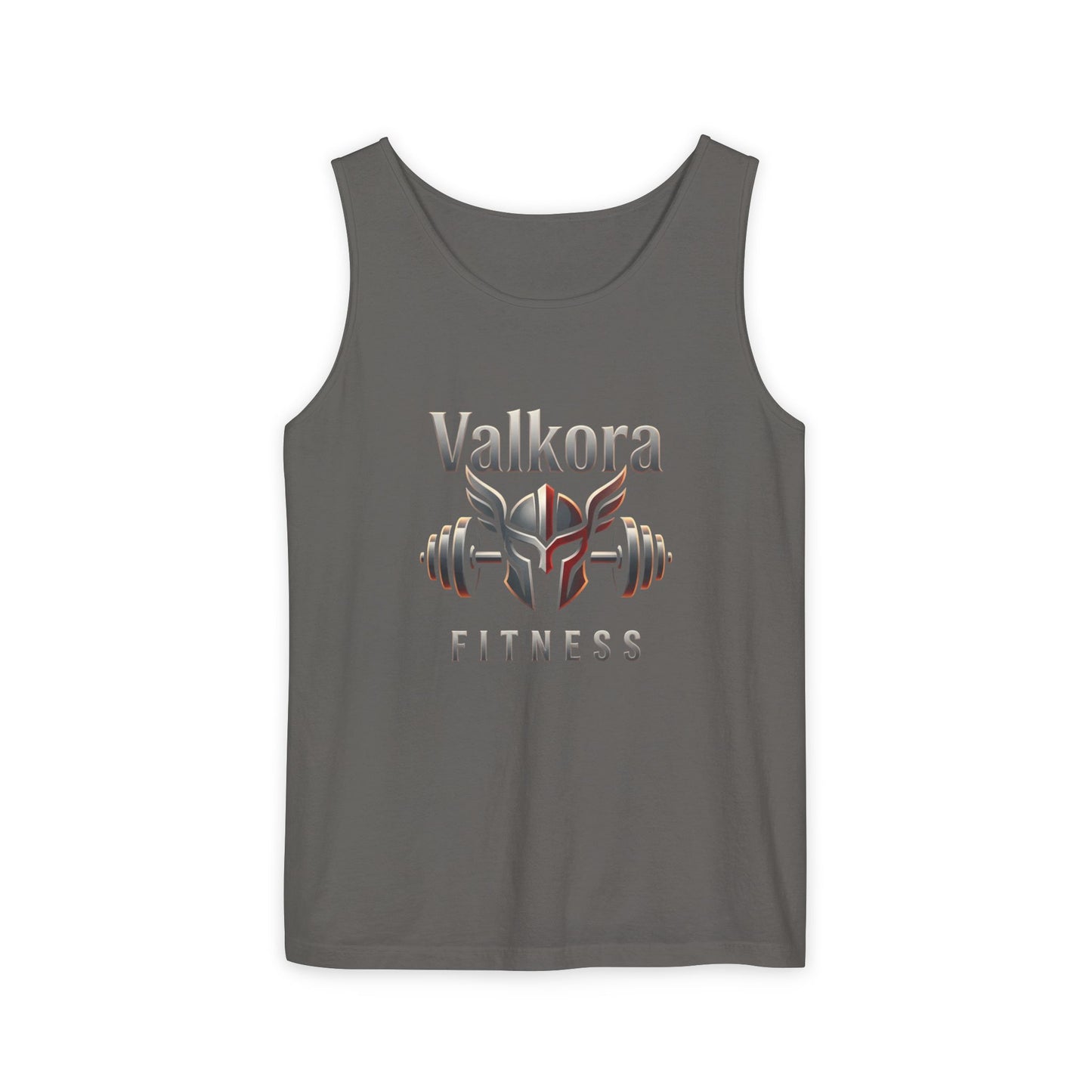 Valkora Fitness Tank Top | Unisex Garment-Dyed Gym Tank