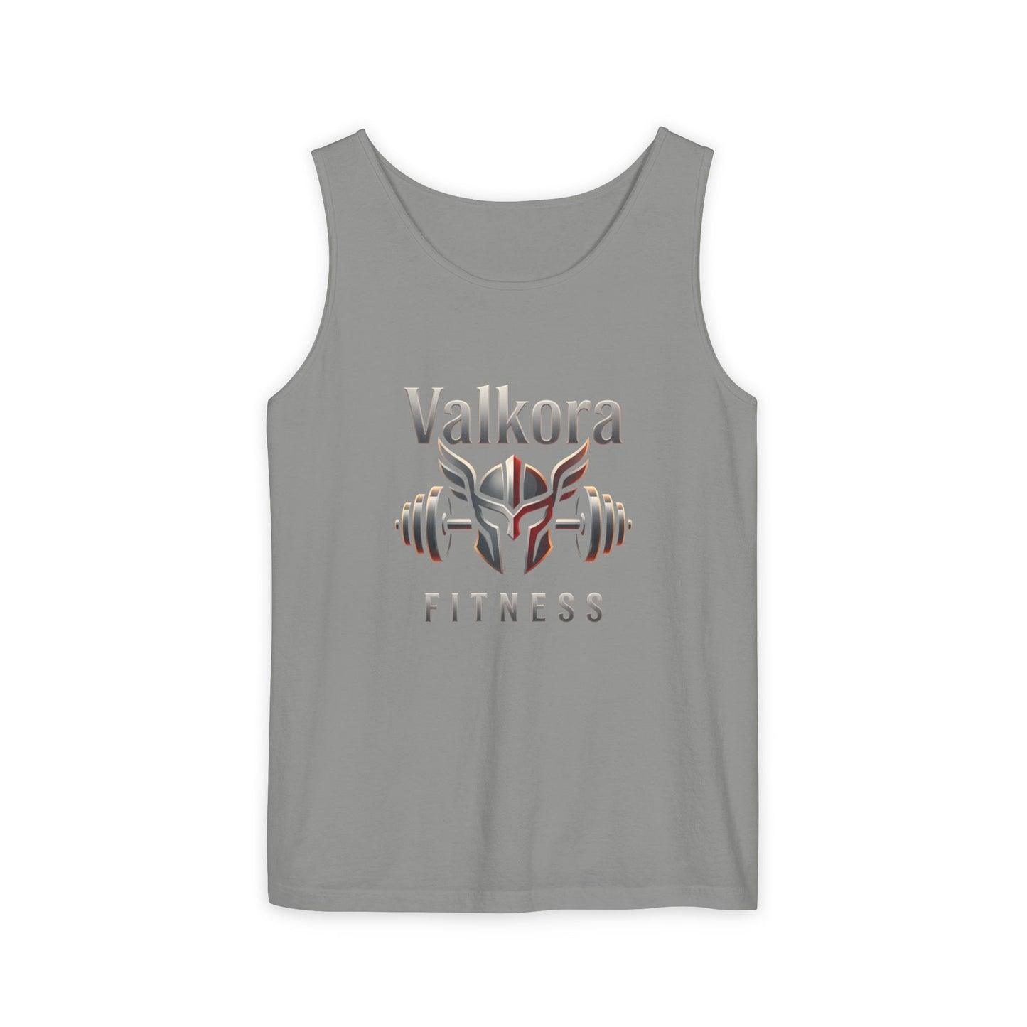 Valkora Fitness Tank Top | Unisex Garment-Dyed Gym Tank