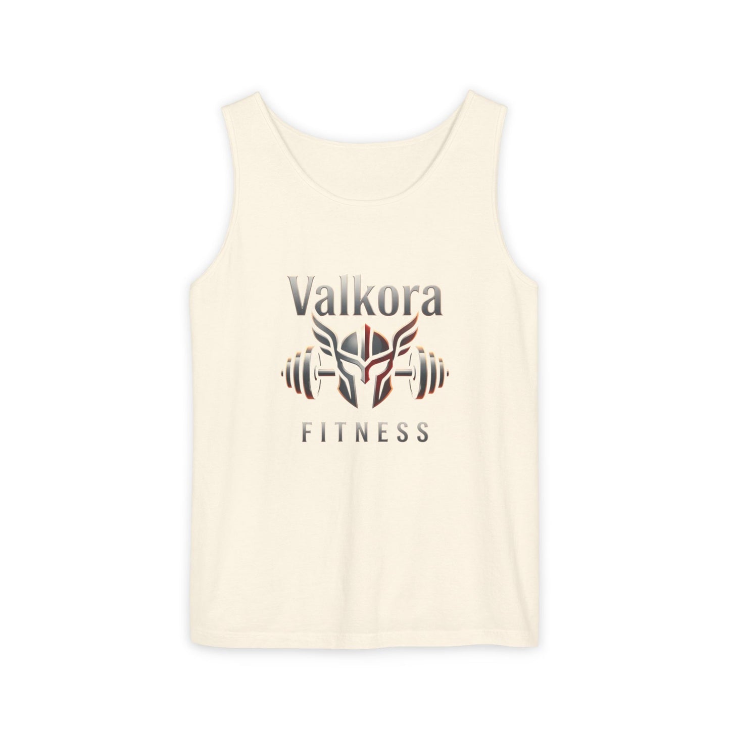 Valkora Fitness Tank Top | Unisex Garment-Dyed Gym Tank