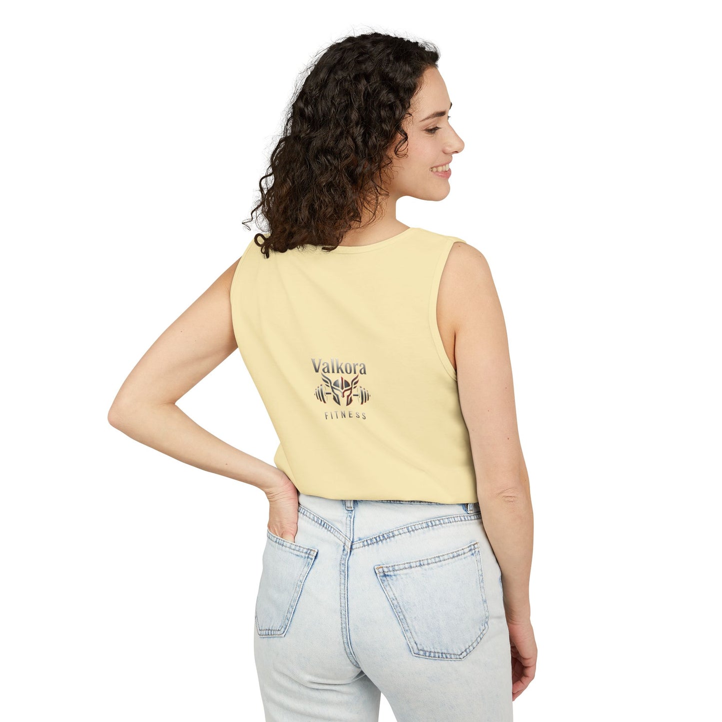Valkora Fitness Tank Top | Unisex Garment-Dyed Gym Tank