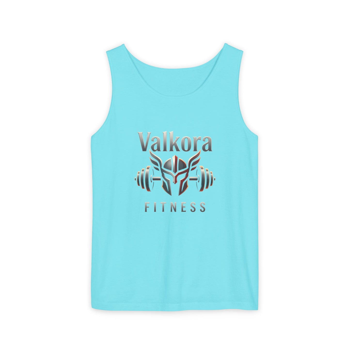 Valkora Fitness Tank Top | Unisex Garment-Dyed Gym Tank