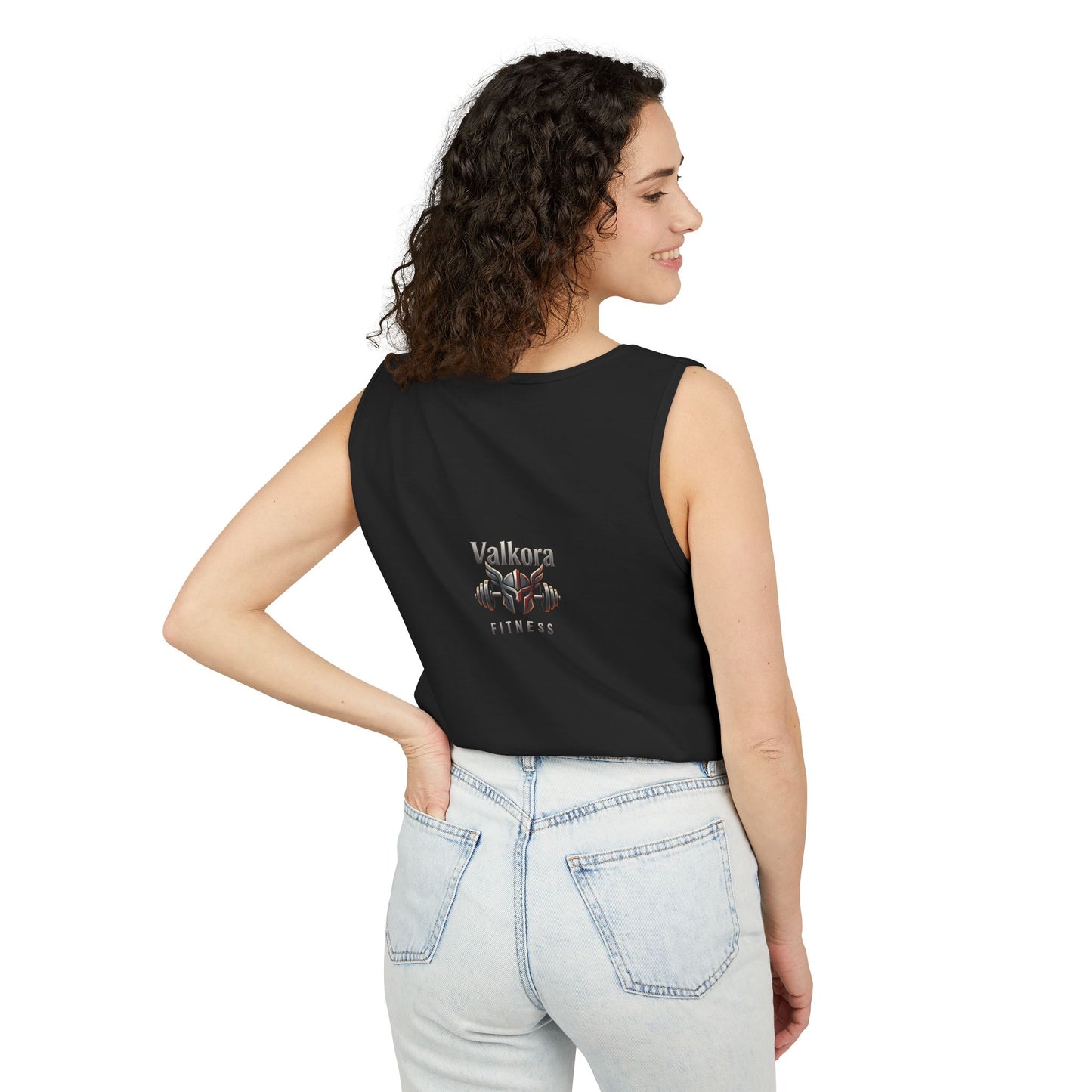Valkora Fitness Tank Top | Unisex Garment-Dyed Gym Tank