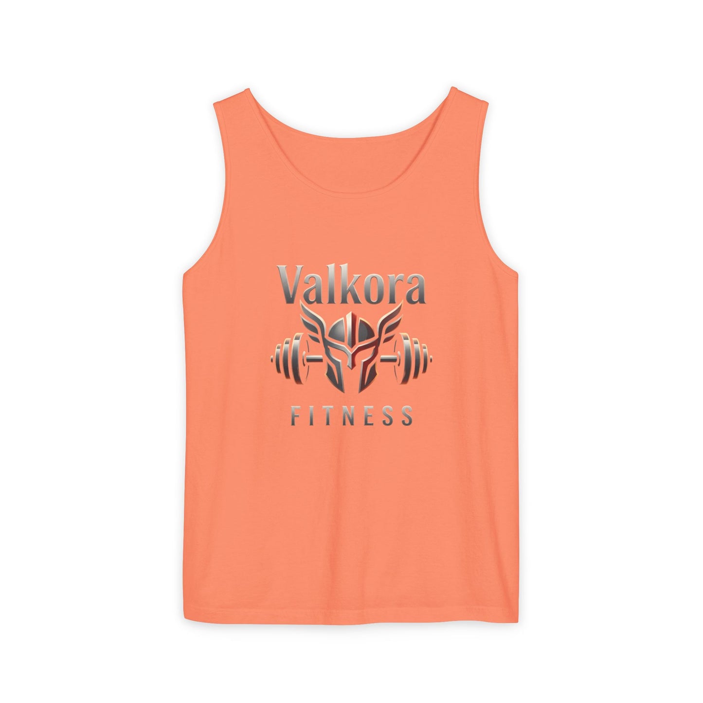 Valkora Fitness Tank Top | Unisex Garment-Dyed Gym Tank