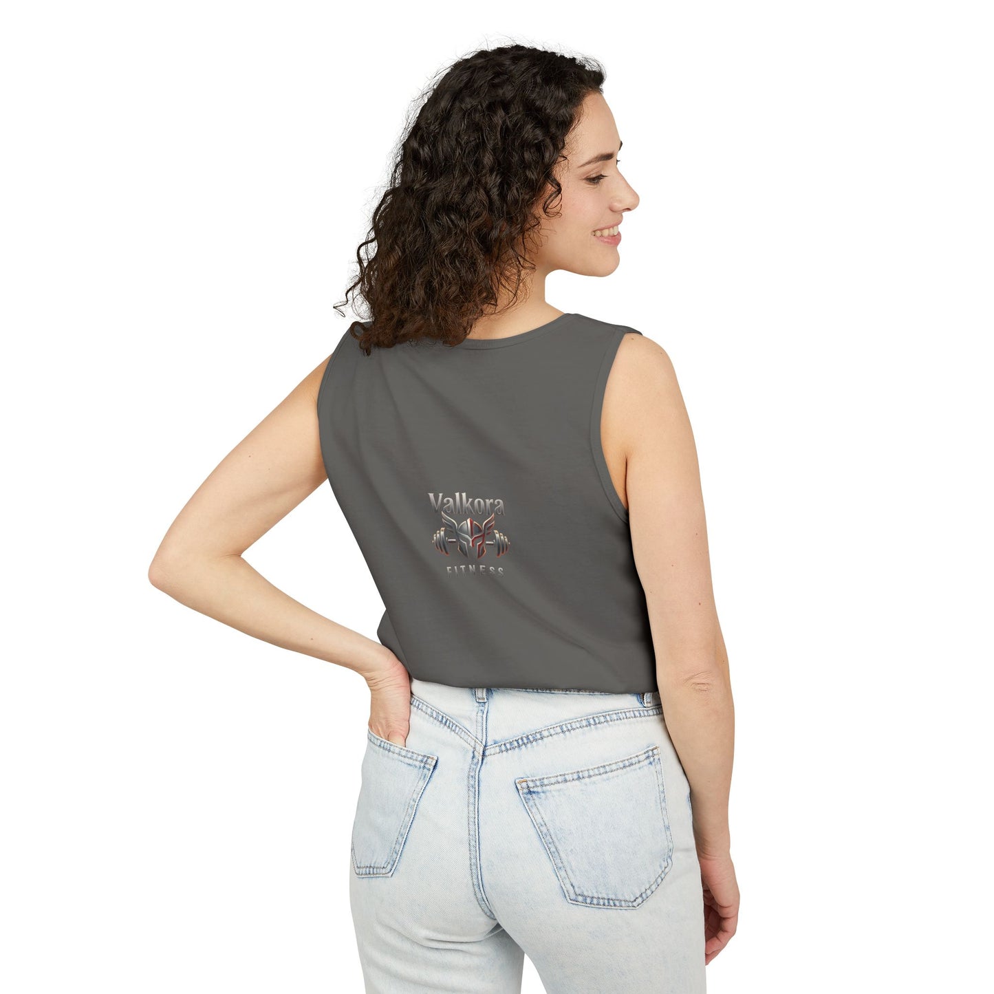 Valkora Fitness Tank Top | Unisex Garment-Dyed Gym Tank