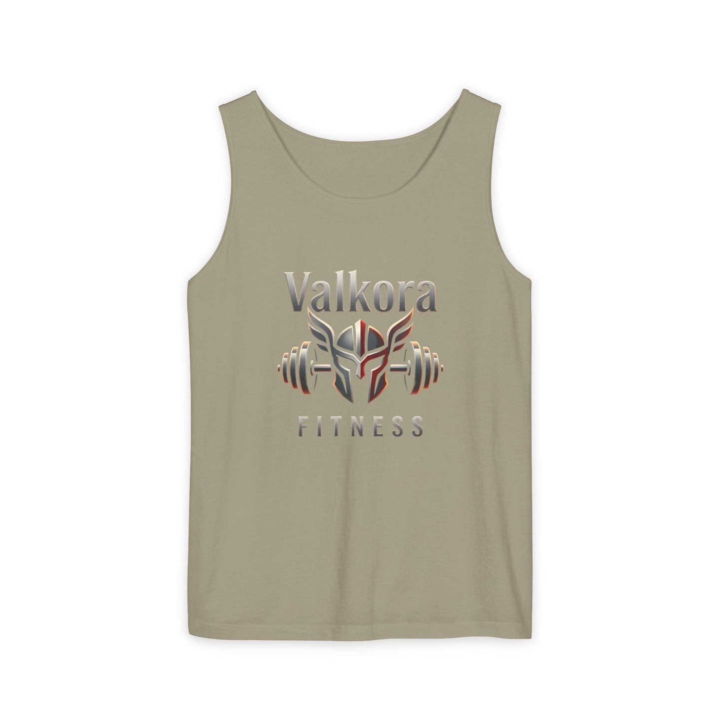Valkora Fitness Tank Top | Unisex Garment-Dyed Gym Tank