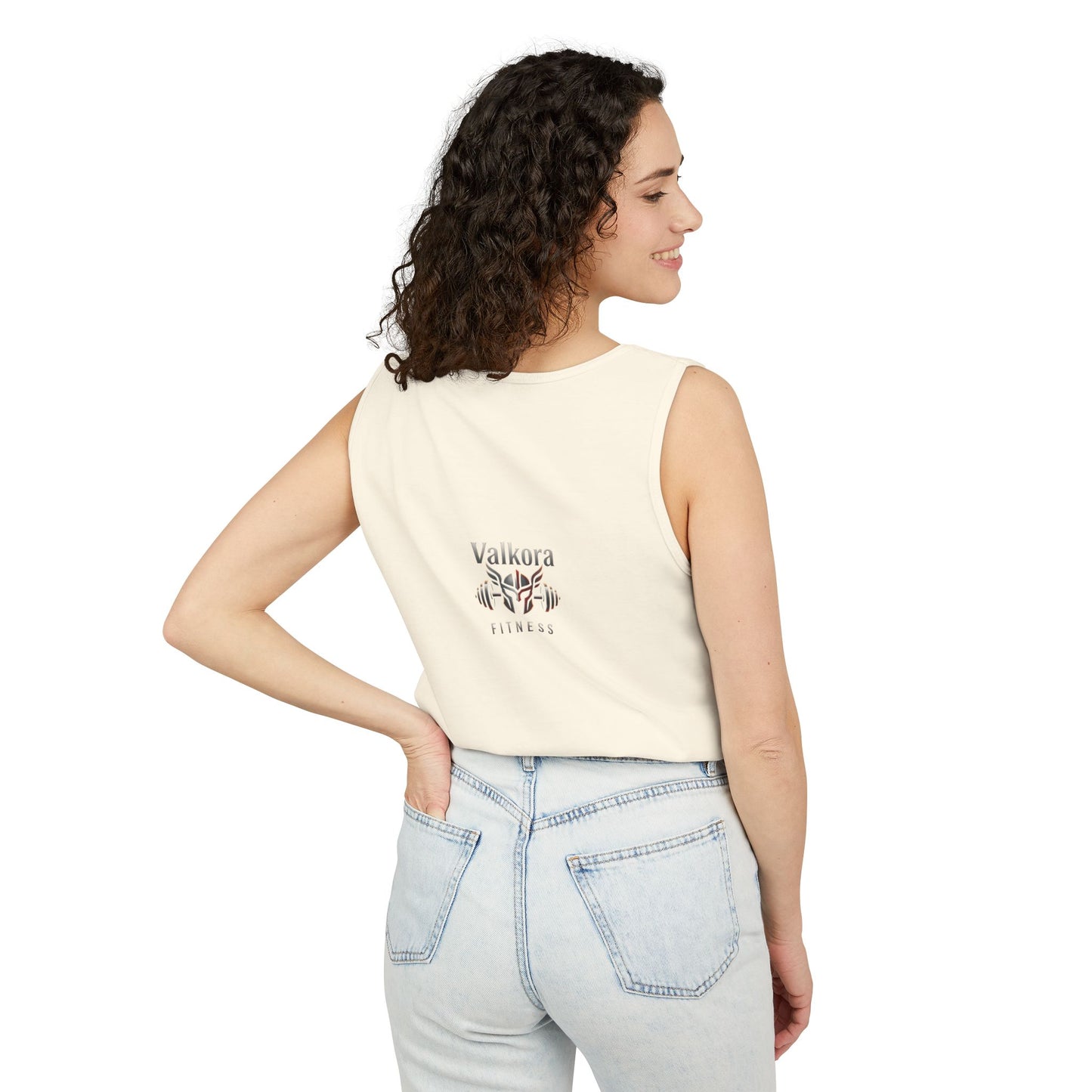 Valkora Fitness Tank Top | Unisex Garment-Dyed Gym Tank