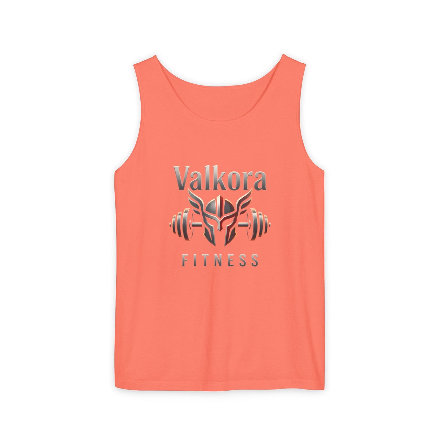 Valkora Fitness Tank Top | Unisex Garment-Dyed Gym Tank
