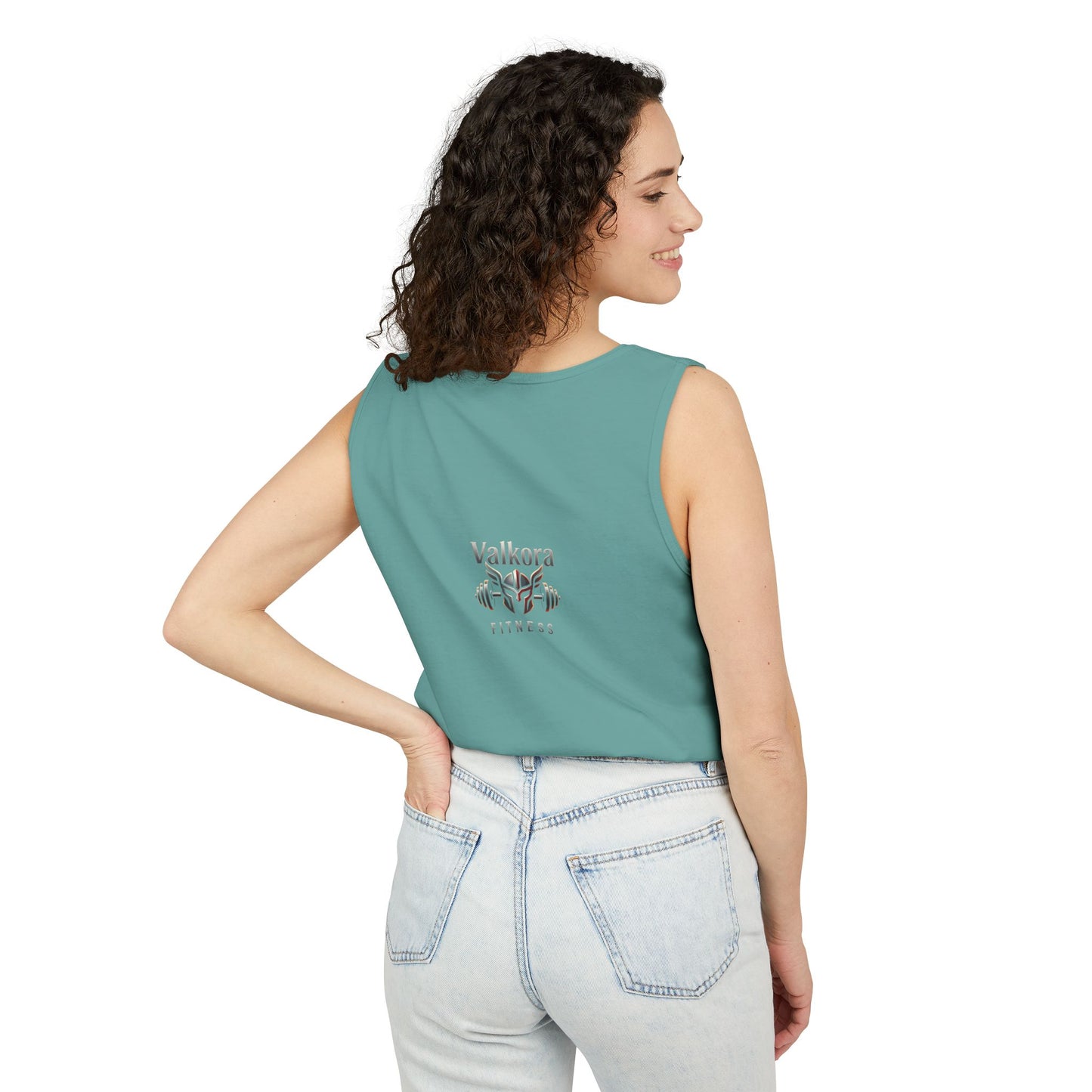 Valkora Fitness Tank Top | Unisex Garment-Dyed Gym Tank