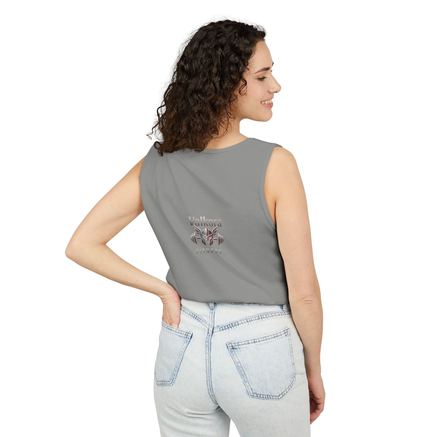 Valkora Fitness Tank Top | Unisex Garment-Dyed Gym Tank