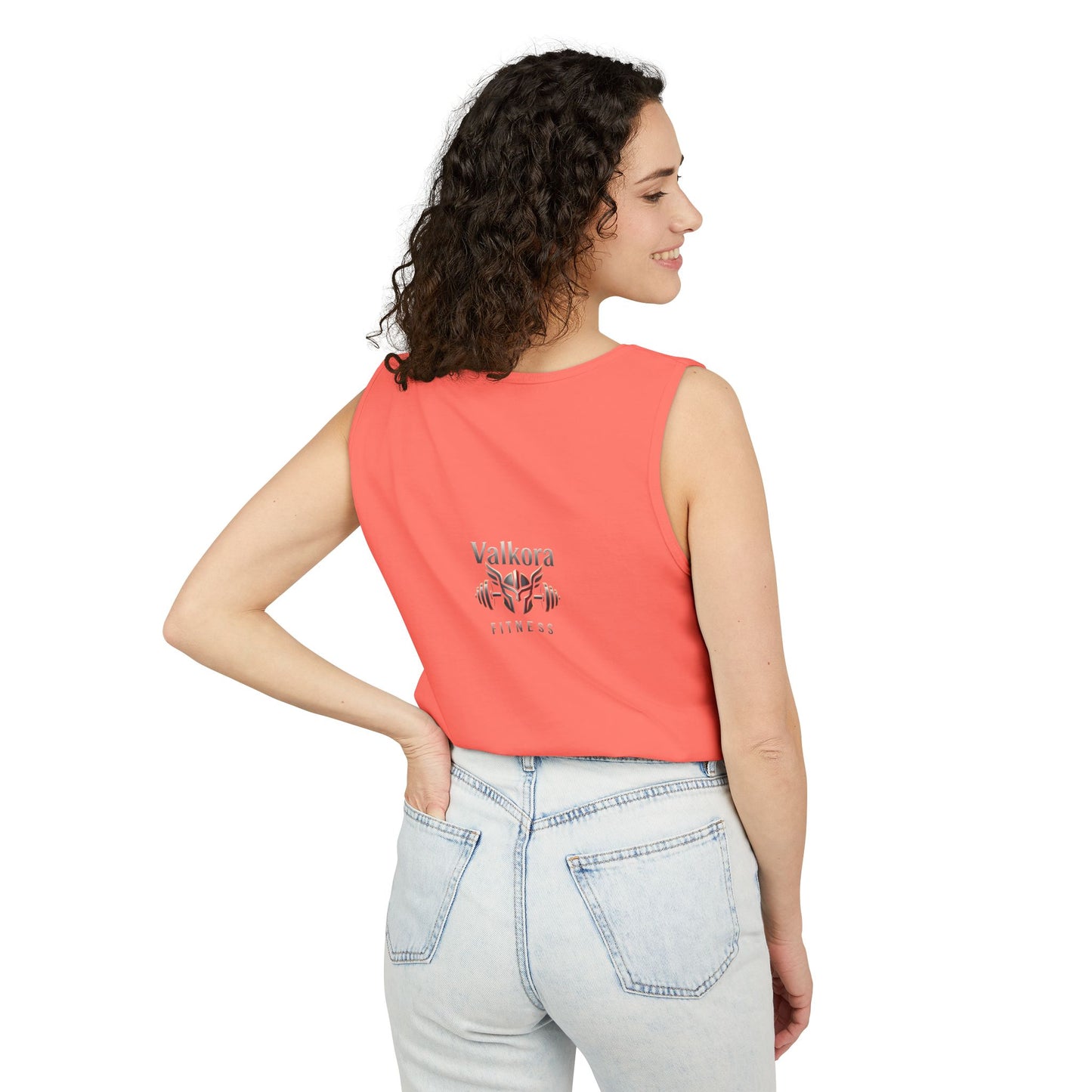 Valkora Fitness Tank Top | Unisex Garment-Dyed Gym Tank