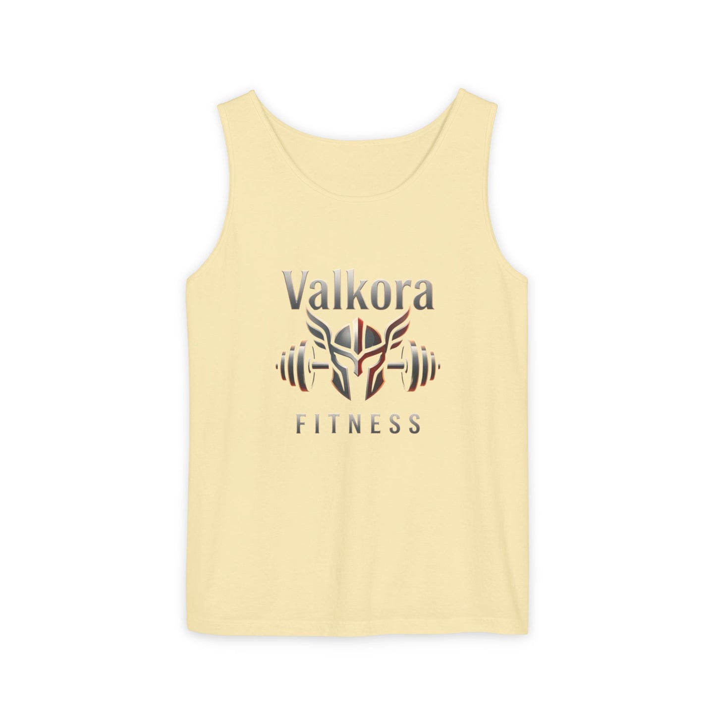 Valkora Fitness Tank Top | Unisex Garment-Dyed Gym Tank