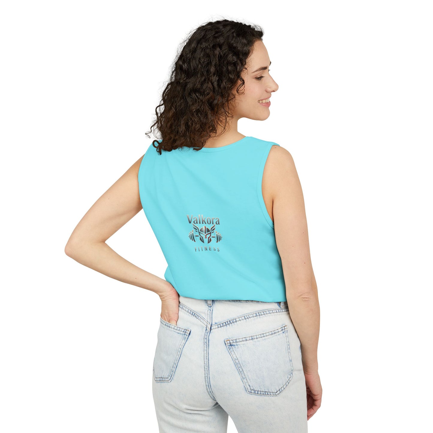 Valkora Fitness Tank Top | Unisex Garment-Dyed Gym Tank