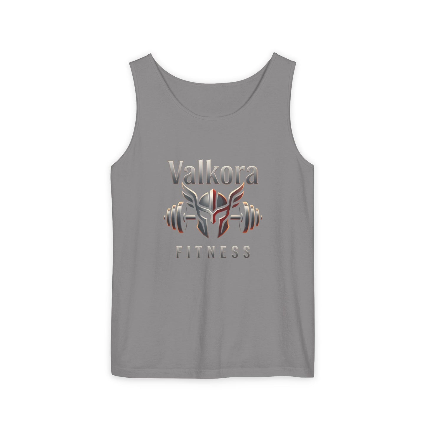 Valkora Fitness Tank Top | Unisex Garment-Dyed Gym Tank