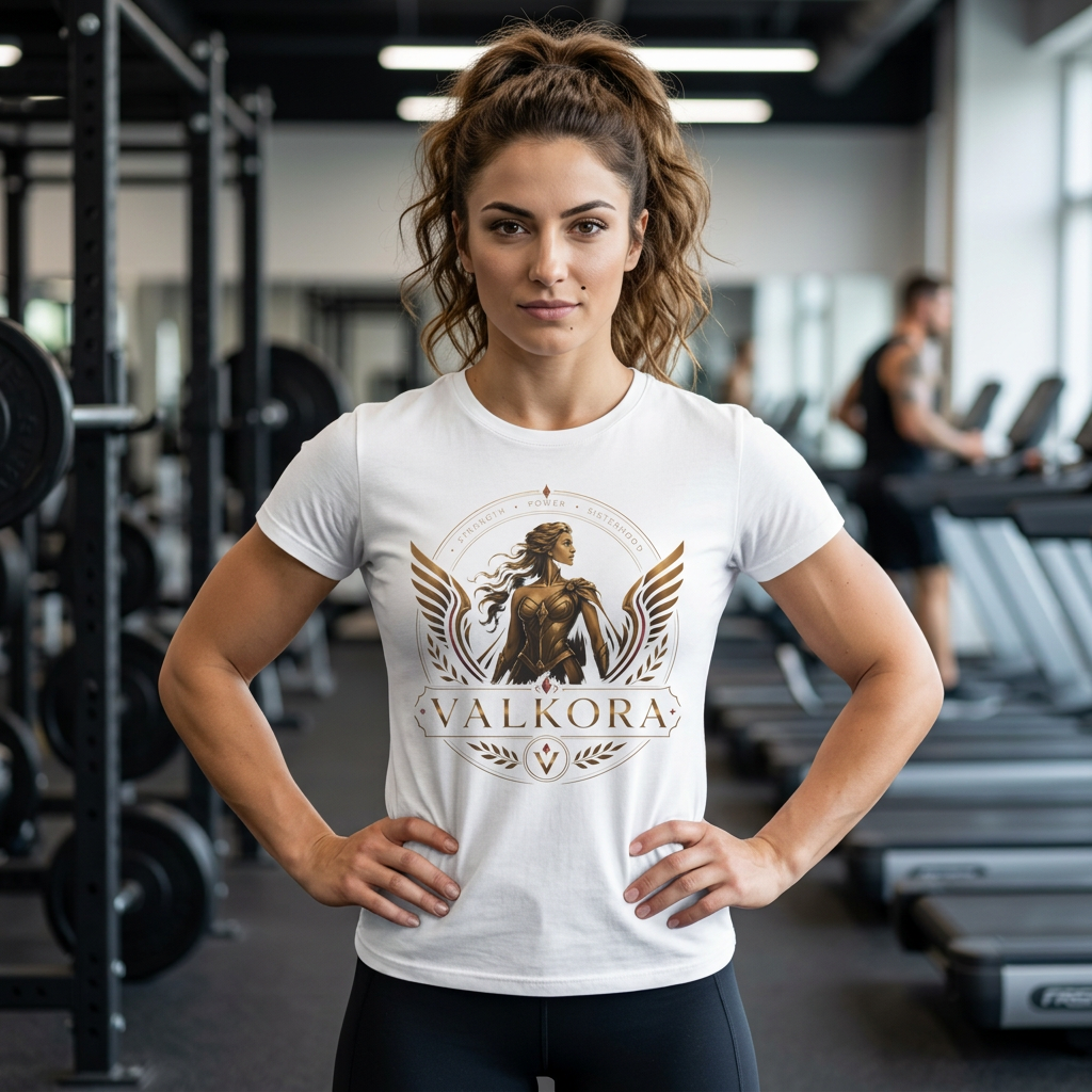 Warrior Goddess T-Shirt — Valkora Emblem Tee