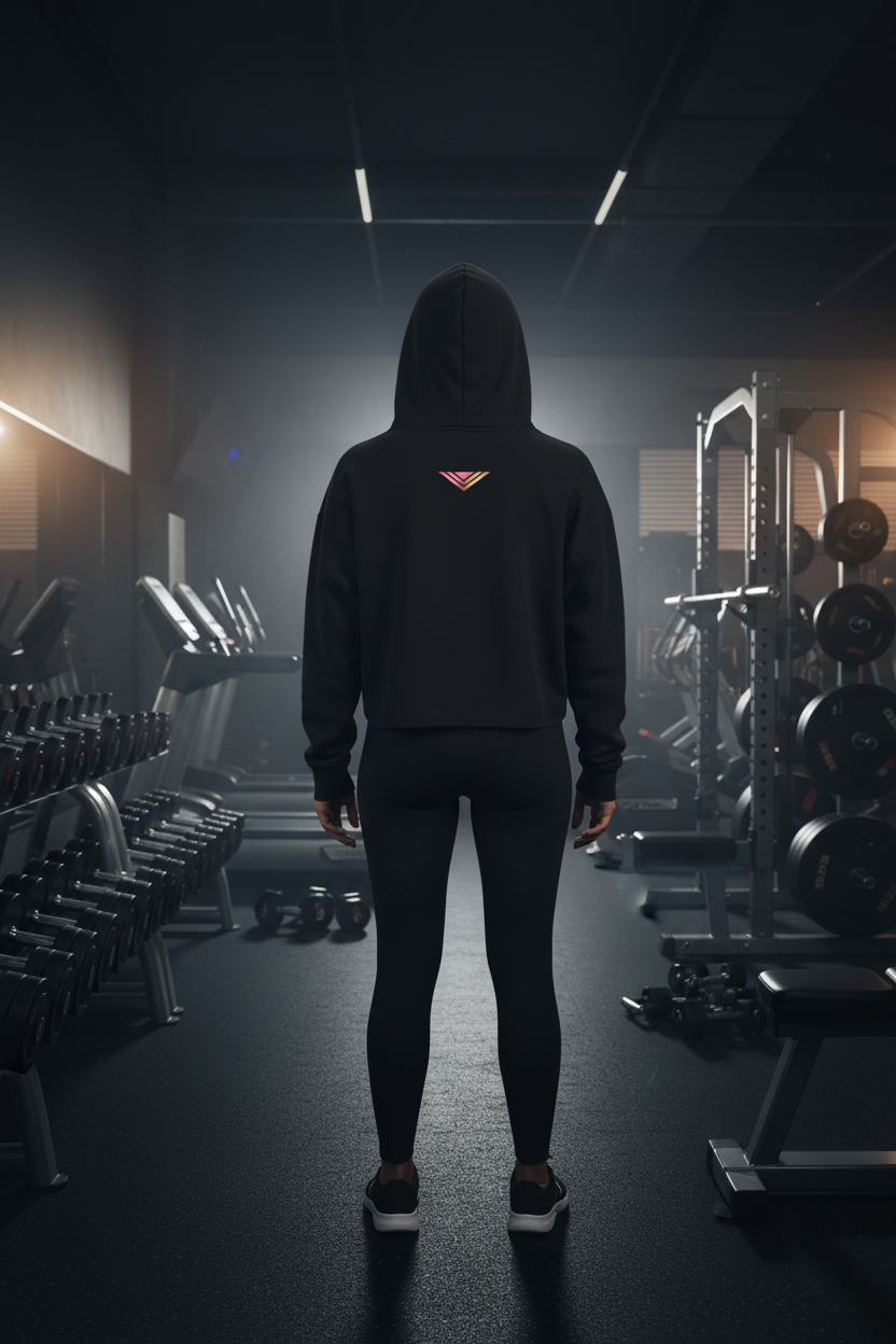 Valkora Hoodie Gym Background 1