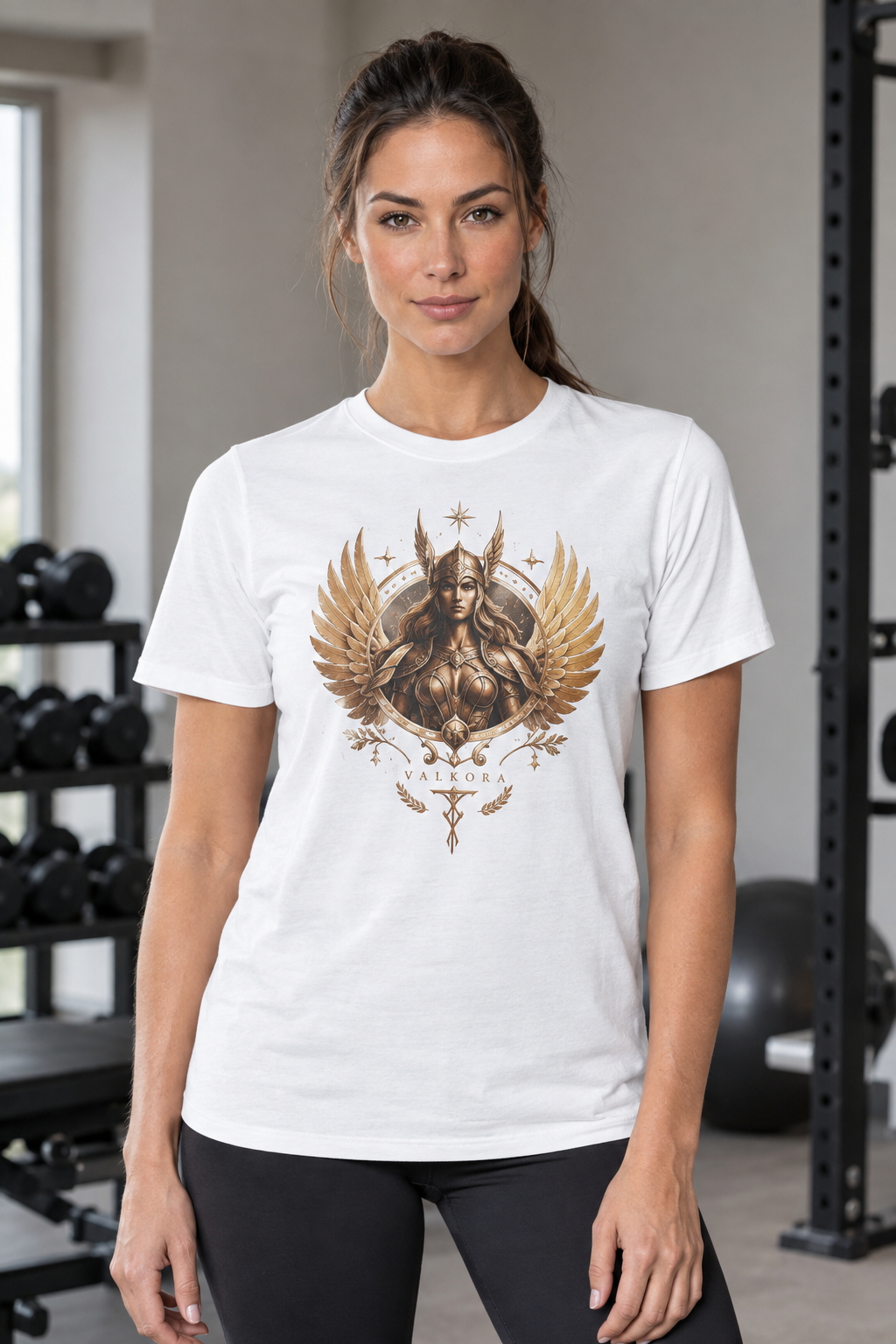 Valkora Warrior Goddess T-Shirt | Emblem Tee